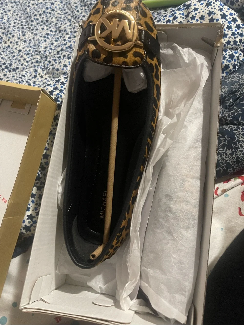 Michael Kors Fulton Moccasin - Deer Multi Cheetah Print - Picture 3 of 6